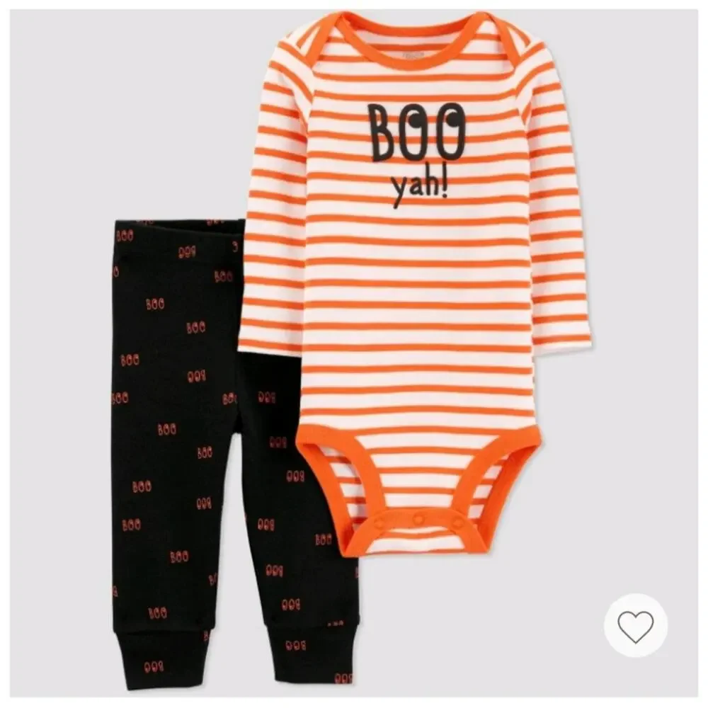 Carter's Boo Ya! 2 piece set newborn New